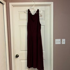 Torrid midi skater tank dress with pockets